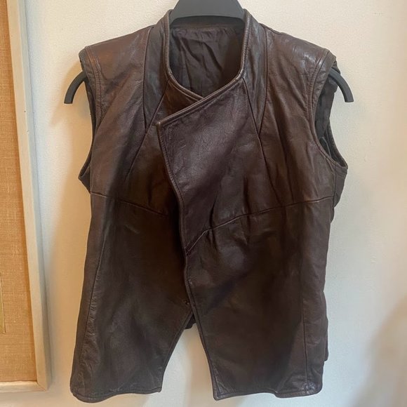 Padded shoulder Rick Owens Vest - Fits Small - Picture 1 of 8